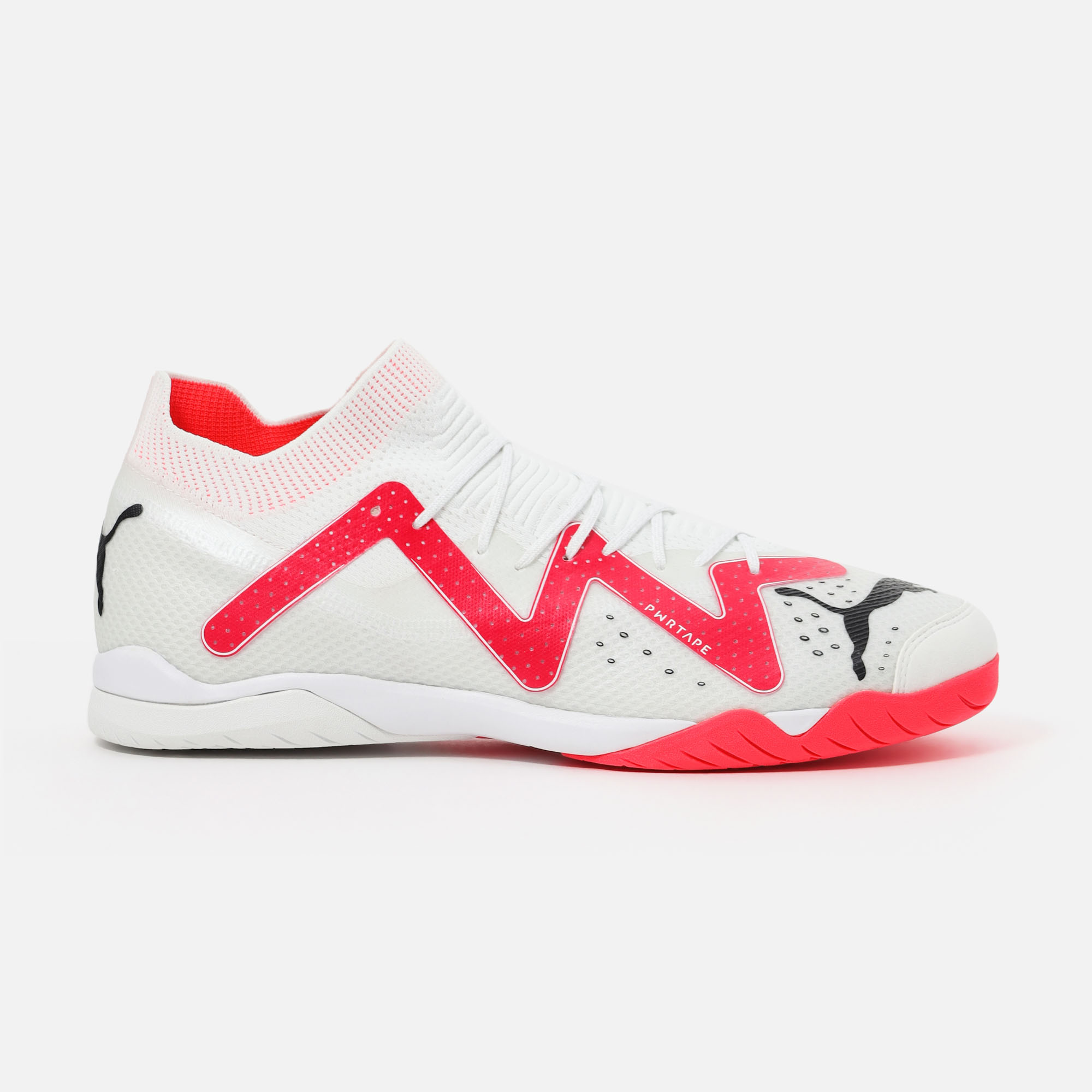 

Бутсы Puma Future Match+ LL TT для мужчин, 44 EU, 107368 01, бело-коралловые, черные, Белый, 107368