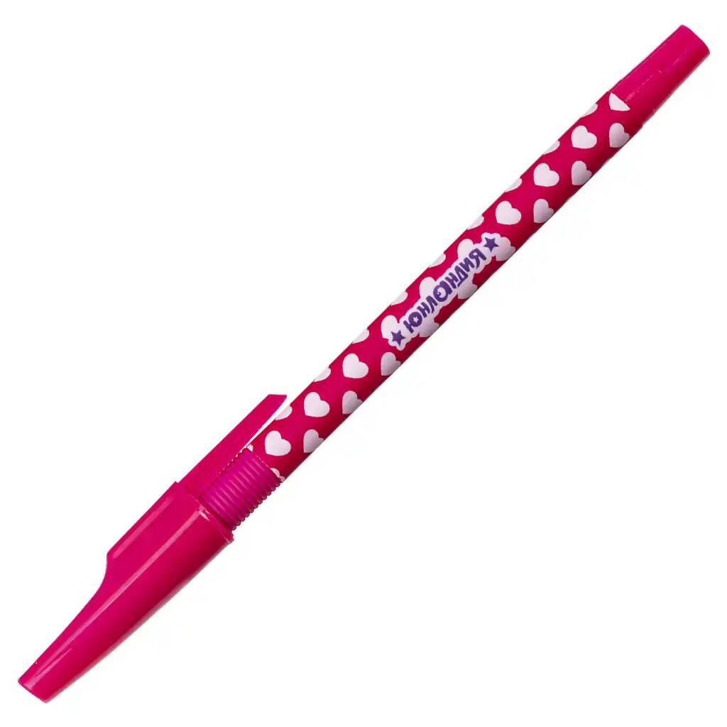 

Ручка шариковая ЮНЛАНДИЯ HEARTS, синяя, SOFT TOUCH покрытие, узел 0,7 мм 36 уп