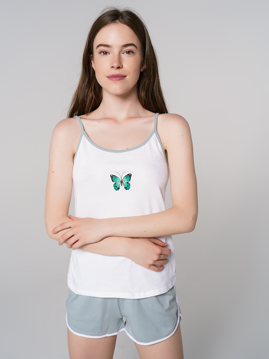 

Пижама женская ТВОЕ белая XS