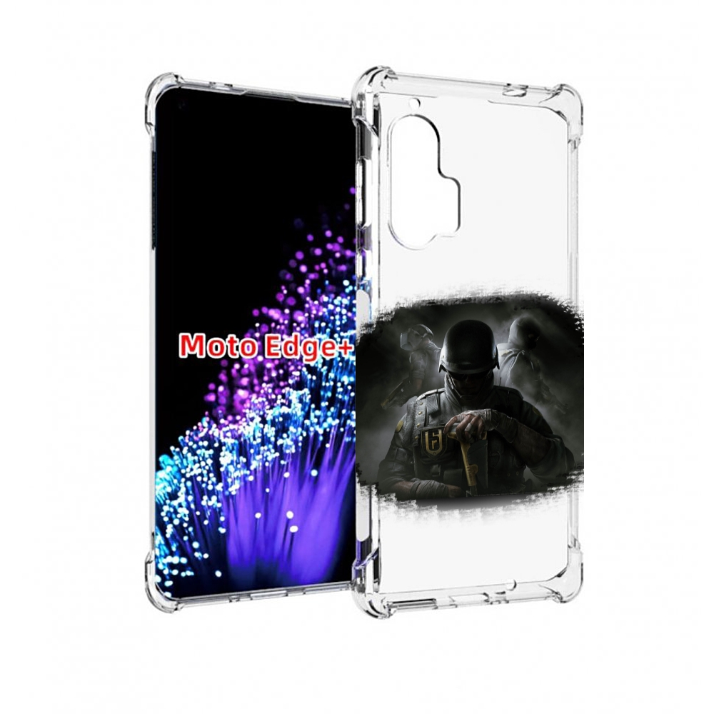 

Чехол MyPads Rainbow Six Siege для Motorola Edge+ Plus, Прозрачный, Tocco