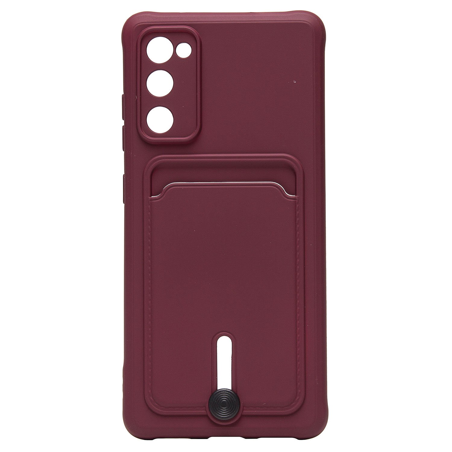 Чехол накладка SC304 BaseMarket для Samsung G780F Galaxy S20 FE (бордовый)