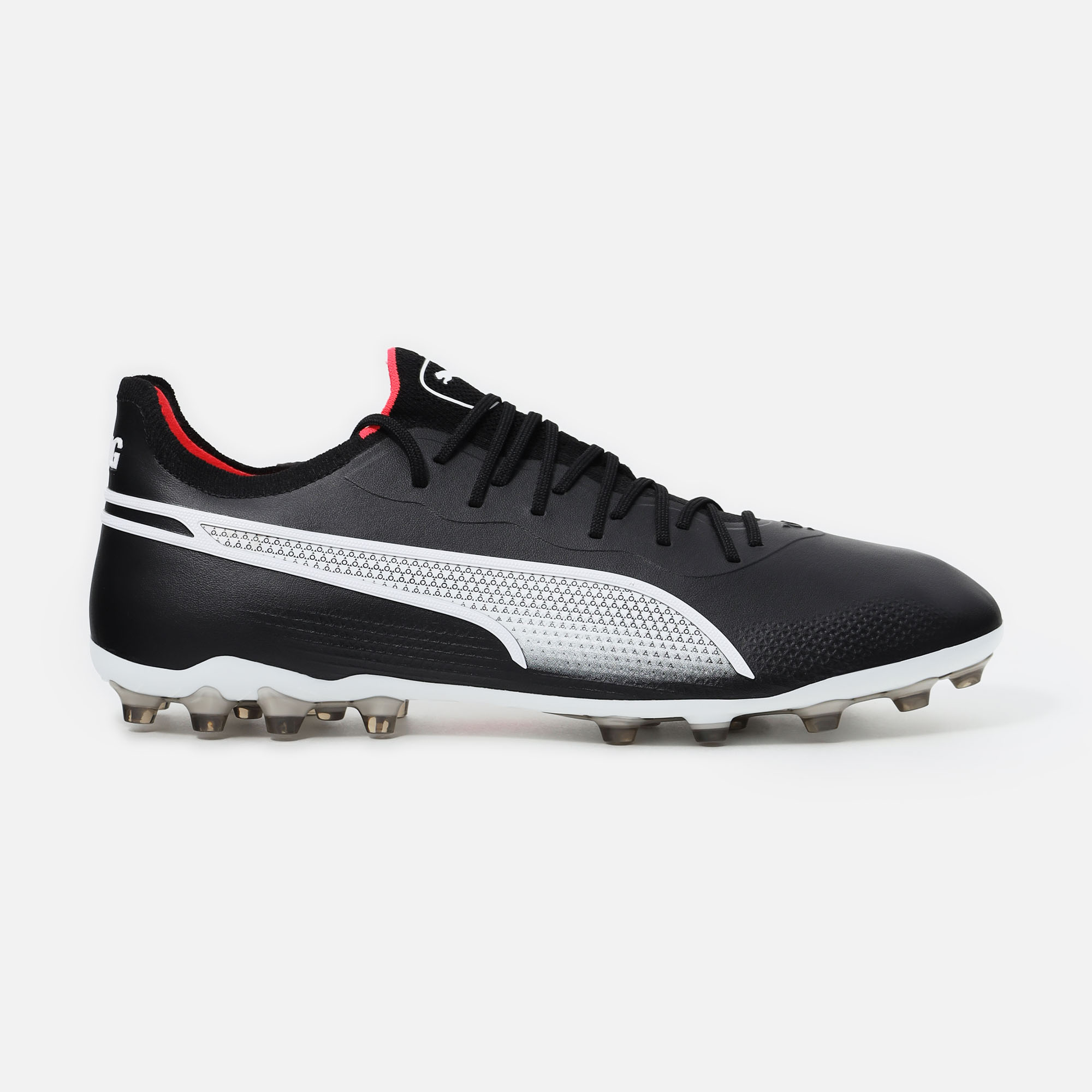 

Бутсы Puma King Ultimate Mg унисекс, US 12, 107252 01, черно-белые, Черный;белый, 107252