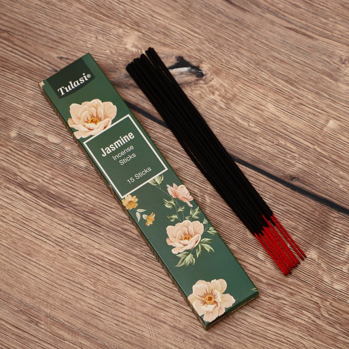 

Благовония "Tulasi" 15 аромапалочек Jasmine, Indian style