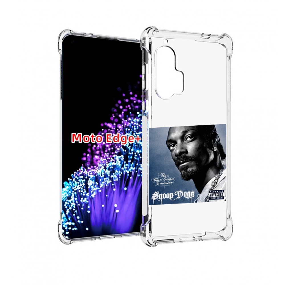 

Чехол MyPads Snoop Dogg THA BLUE CARPET TREATMENT для Motorola Edge+ Plus, Прозрачный, Tocco