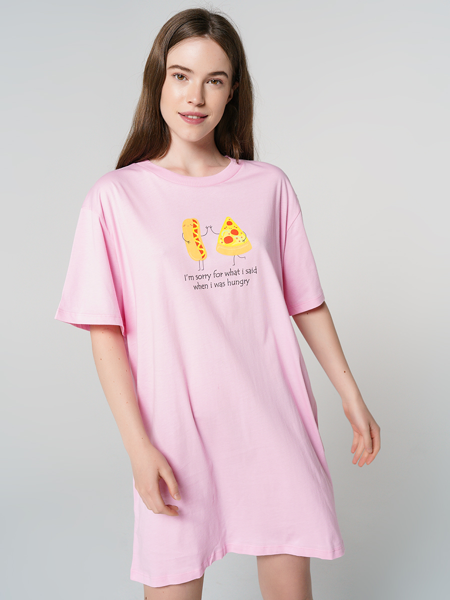 

Ночная сорочка женская ТВОЕ розовая S, 79591