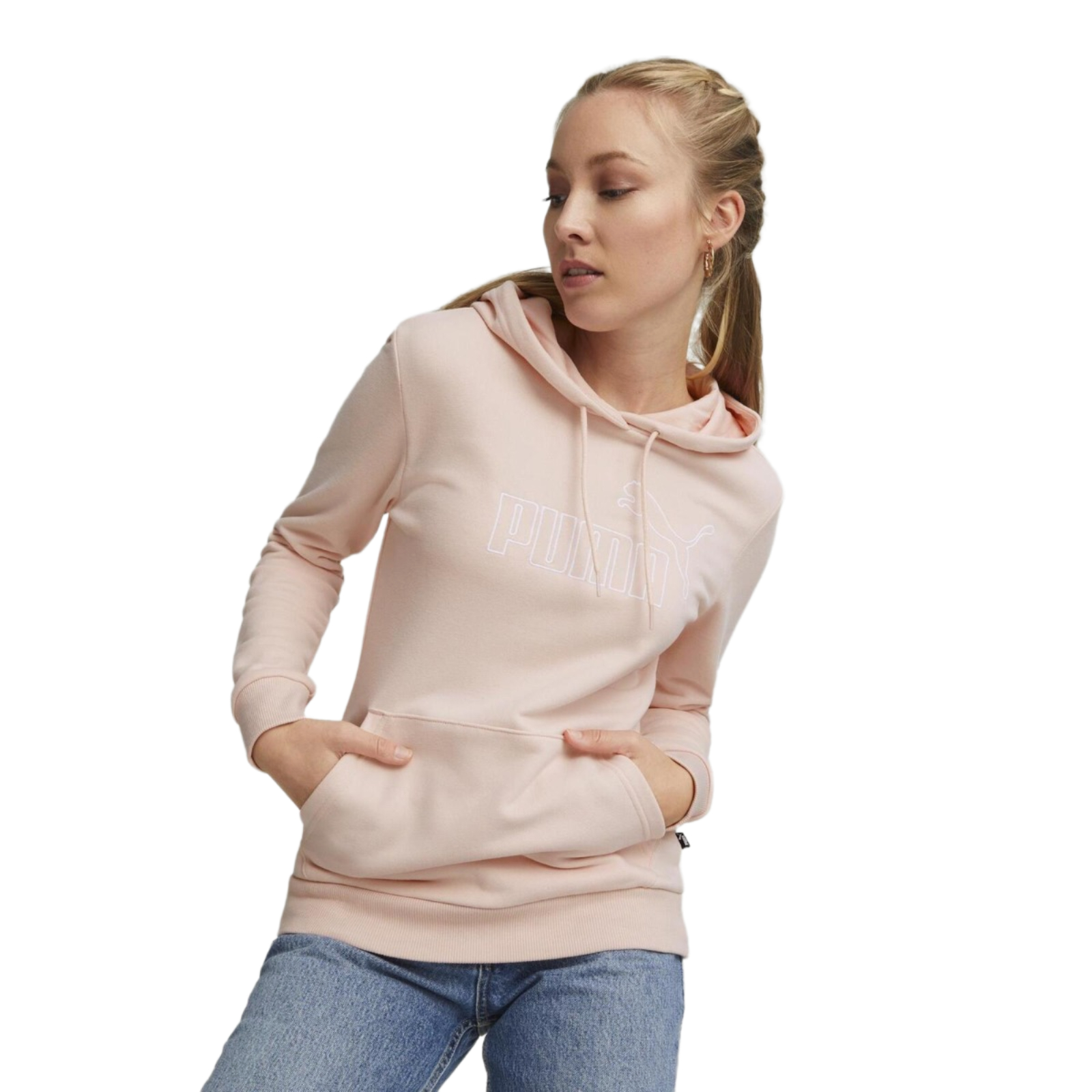 Худи женское PUMA Ess Elevated Hoodie 67378866 розовое L