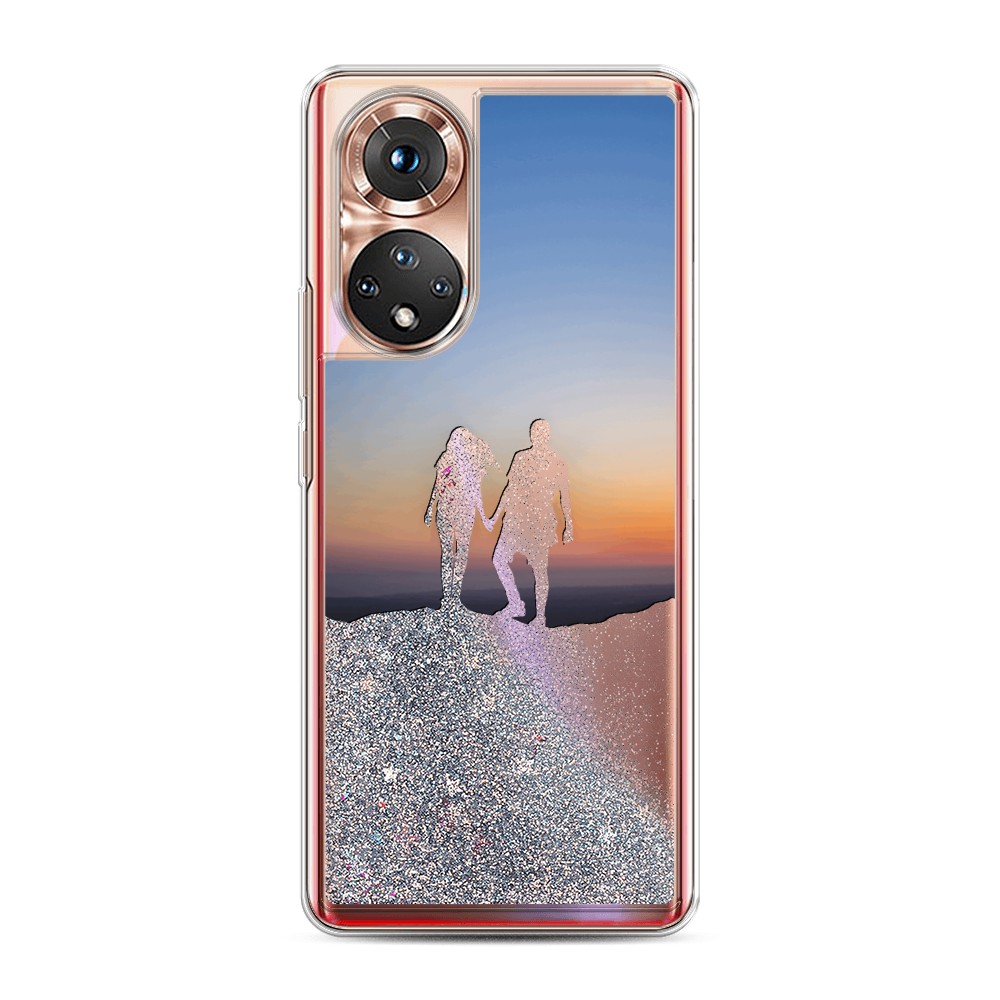 

Чехол Awog на Honor 50/Nova 9 "Пара на краю света", Разноцветный, 6106191-1