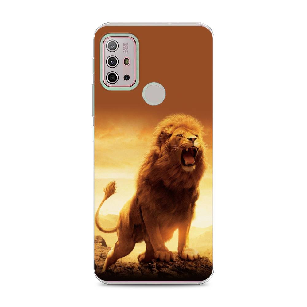 

Чехол на Lenovo K14 Plus/Motorola Moto E20/E30/E40 "Блестящий розовый мрамор", Коричневый;желтый;оранжевый, 112950-1