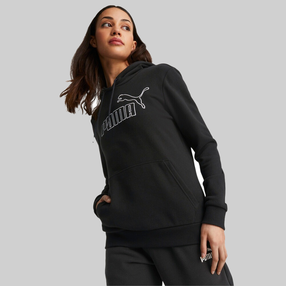 Худи женское PUMA Ess Elevated Hoodie 67378801 черное L