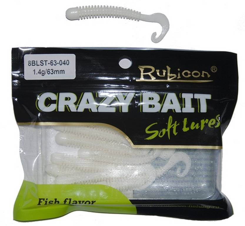 

Силиконовая приманка Rubicon Crazy Bait 63 мм, 040, 10 шт., Серый, Crazy Bait