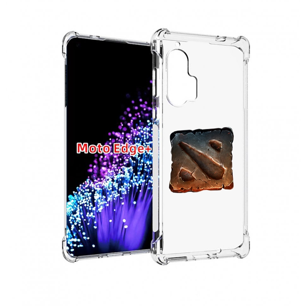 

Чехол MyPads dota 2 логотип 2 для Motorola Edge+ Plus, Прозрачный, Tocco