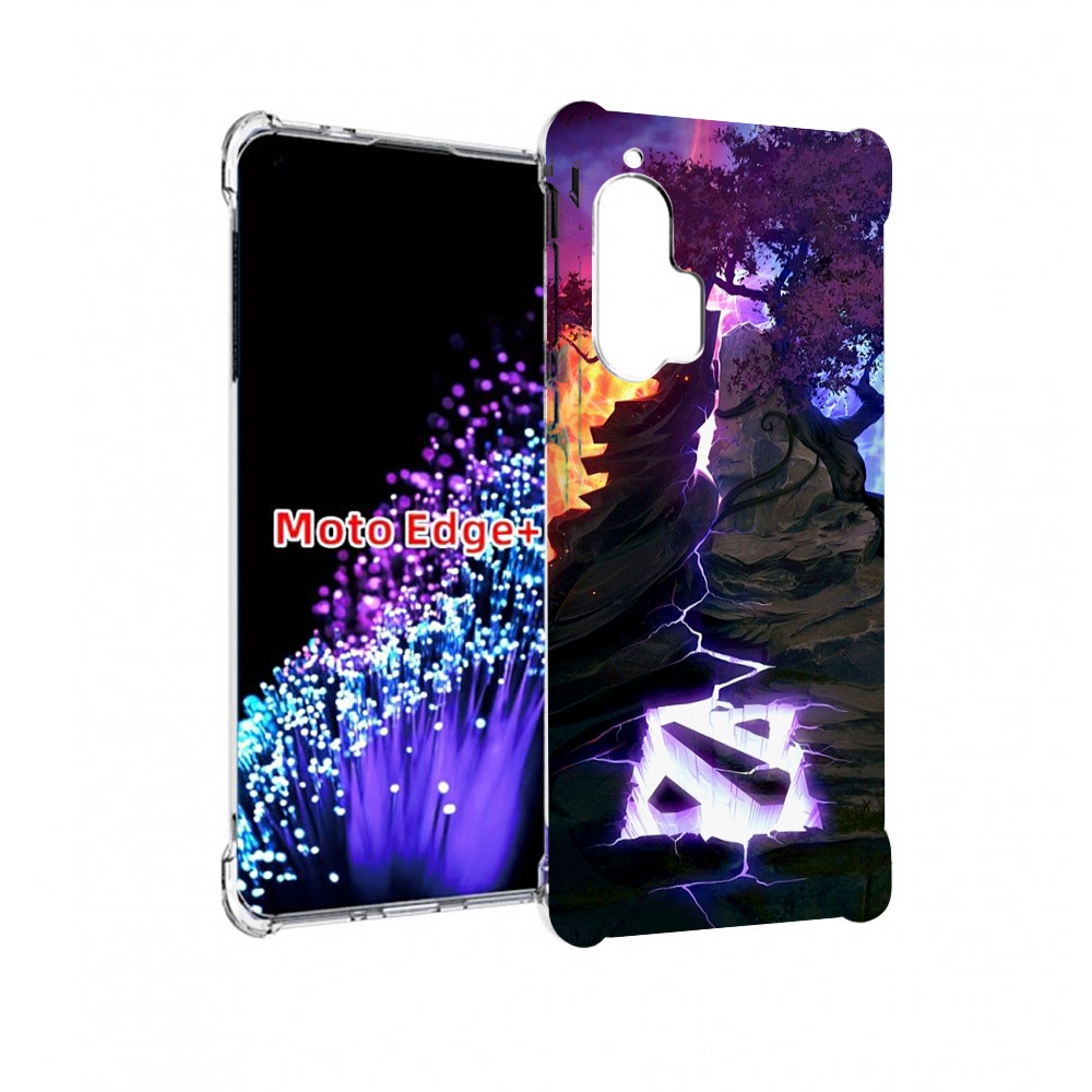 

Чехол MyPads dota 2 логотип для Motorola Edge+ Plus, Прозрачный, Tocco