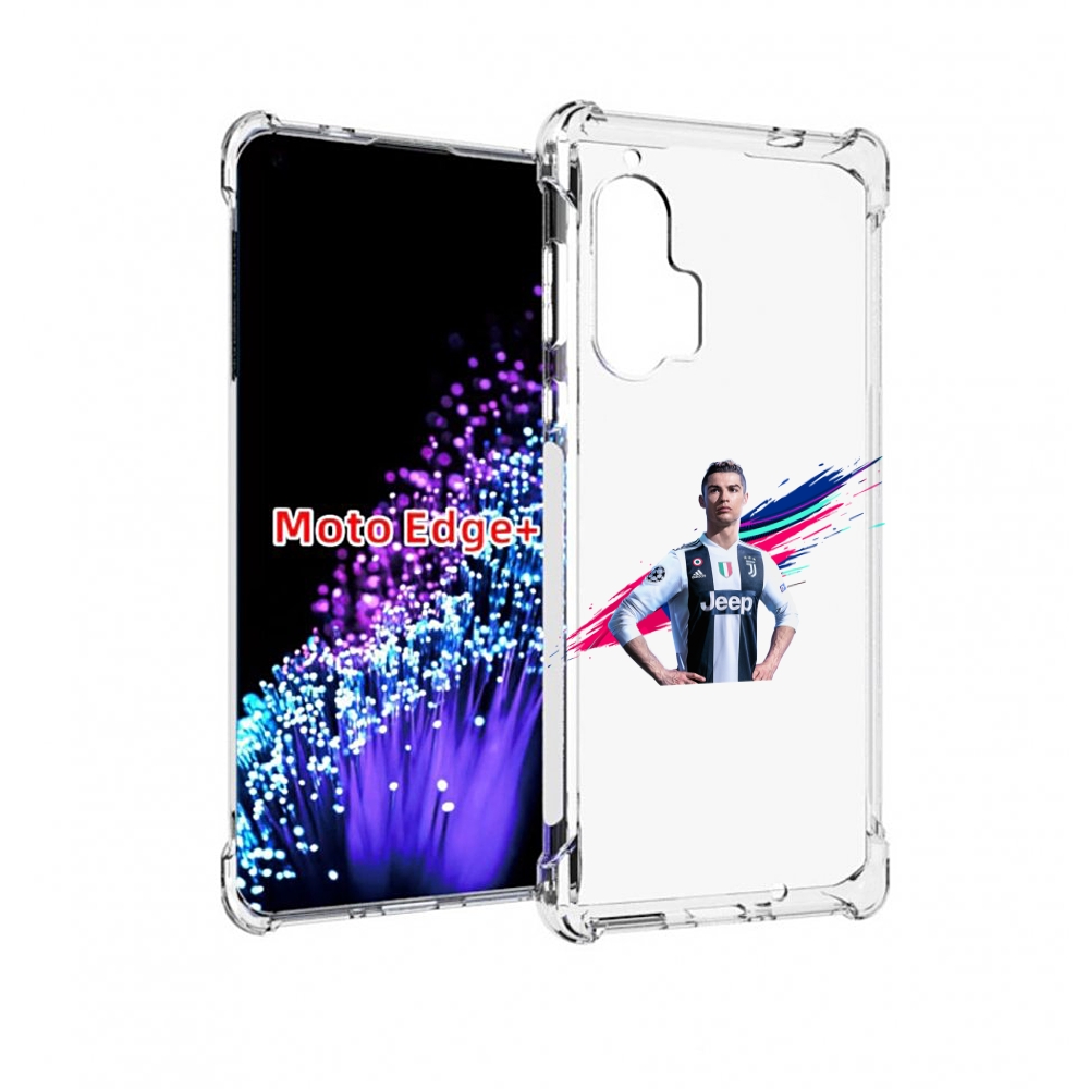 

Чехол MyPads fifa-Криштиану-Роналду мужской для Motorola Edge+ Plus, Прозрачный, Tocco