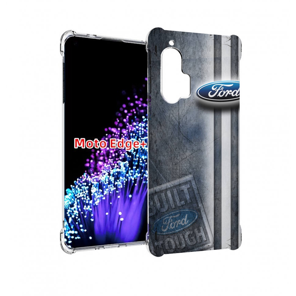 

Чехол MyPads ford форд 2 для Motorola Edge+ Plus, Прозрачный, Tocco