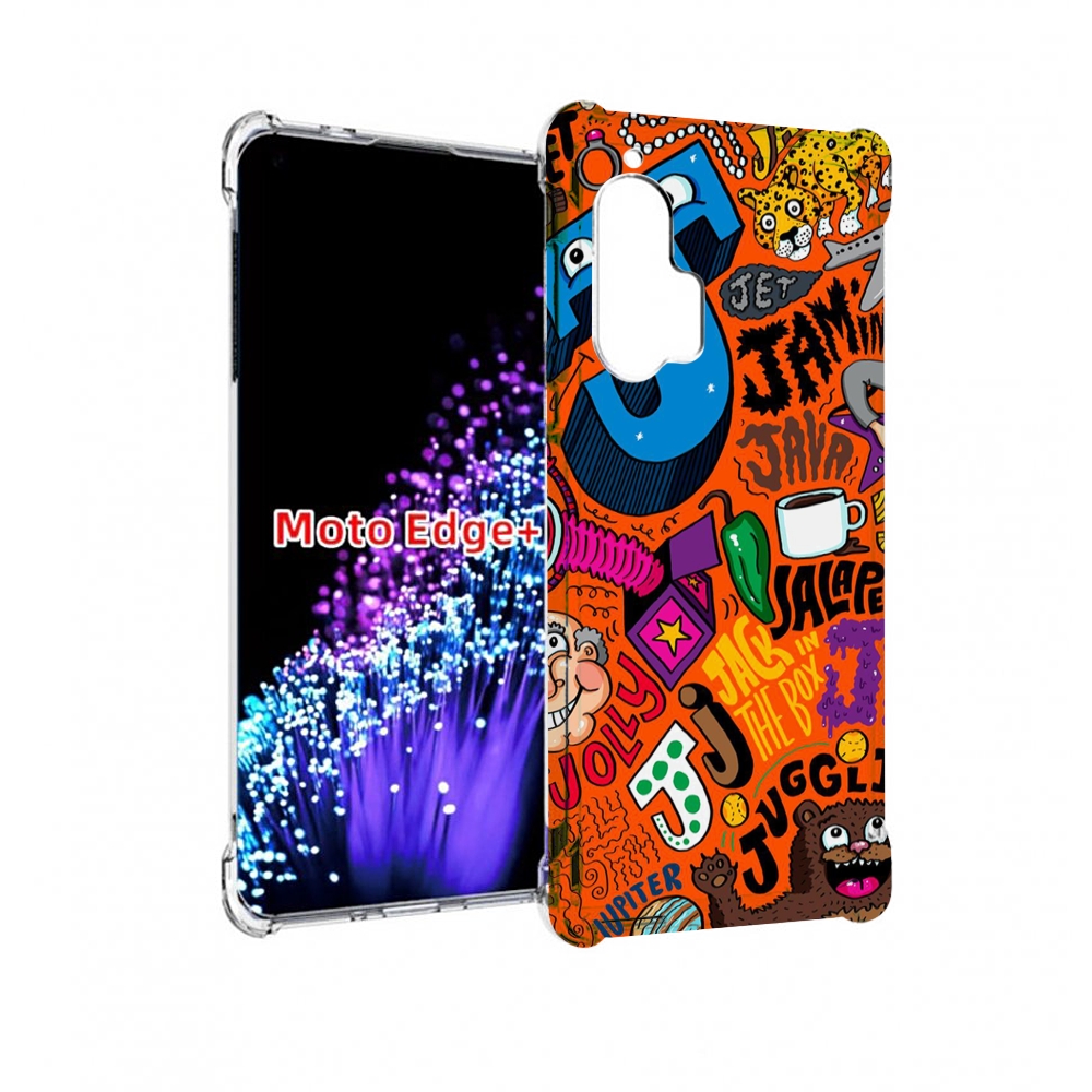 

Чехол MyPads funky-decor для Motorola Edge+ Plus, Прозрачный, Tocco