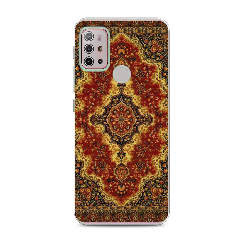 

Чехол на Lenovo K13 Note/Motorola Moto G10/G20/G30 "Ковер", Коричневый;золотистый;красный, 112950-3