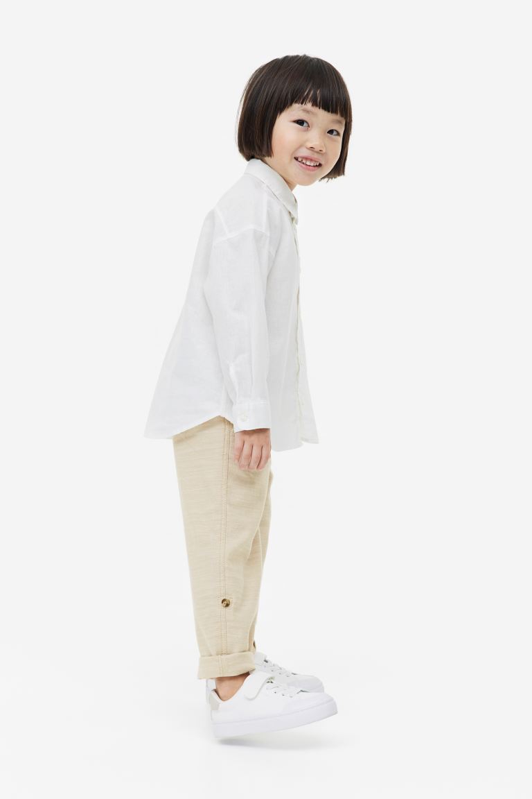 Костюм детский H&M 1134085, цвет белый/светло-бежевый, размер 116 (доставка из-за рубежа)