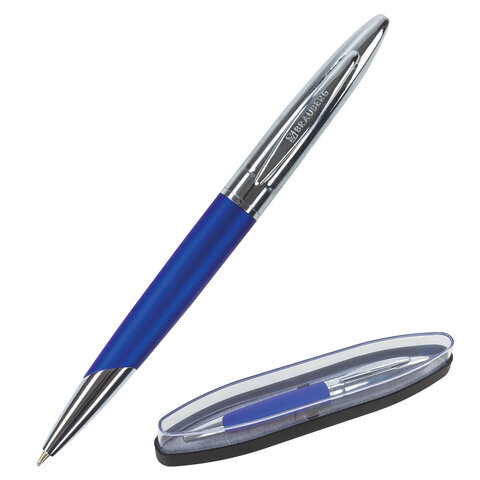 

Шариковая ручка бизнес-класса Brauberg Echo синяя линия письма 0,5 мм 143460