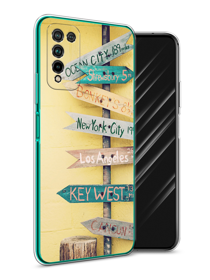 

Чехол Awog на Honor 10X Lite "Нулевой километр", Желтый, 6104650-4
