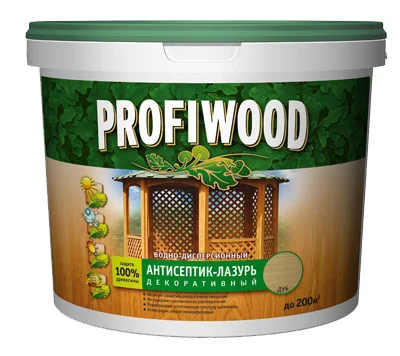 

Антисептик-лазурь EMPILS PROFIWOOD декоративный атмосферостойкий орегон 2,5 кг