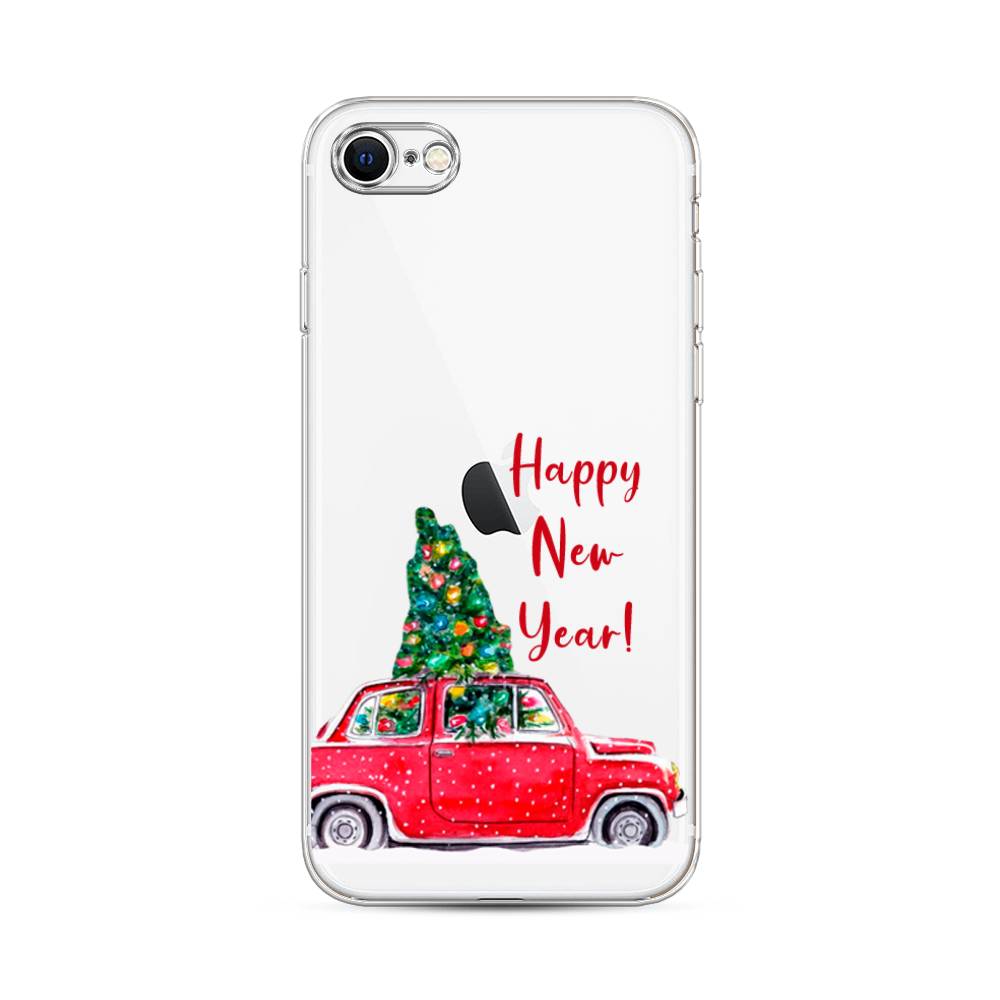 

Чехол на Apple iPhone 7 "Happy New Year", Красный;зеленый, 12450-5