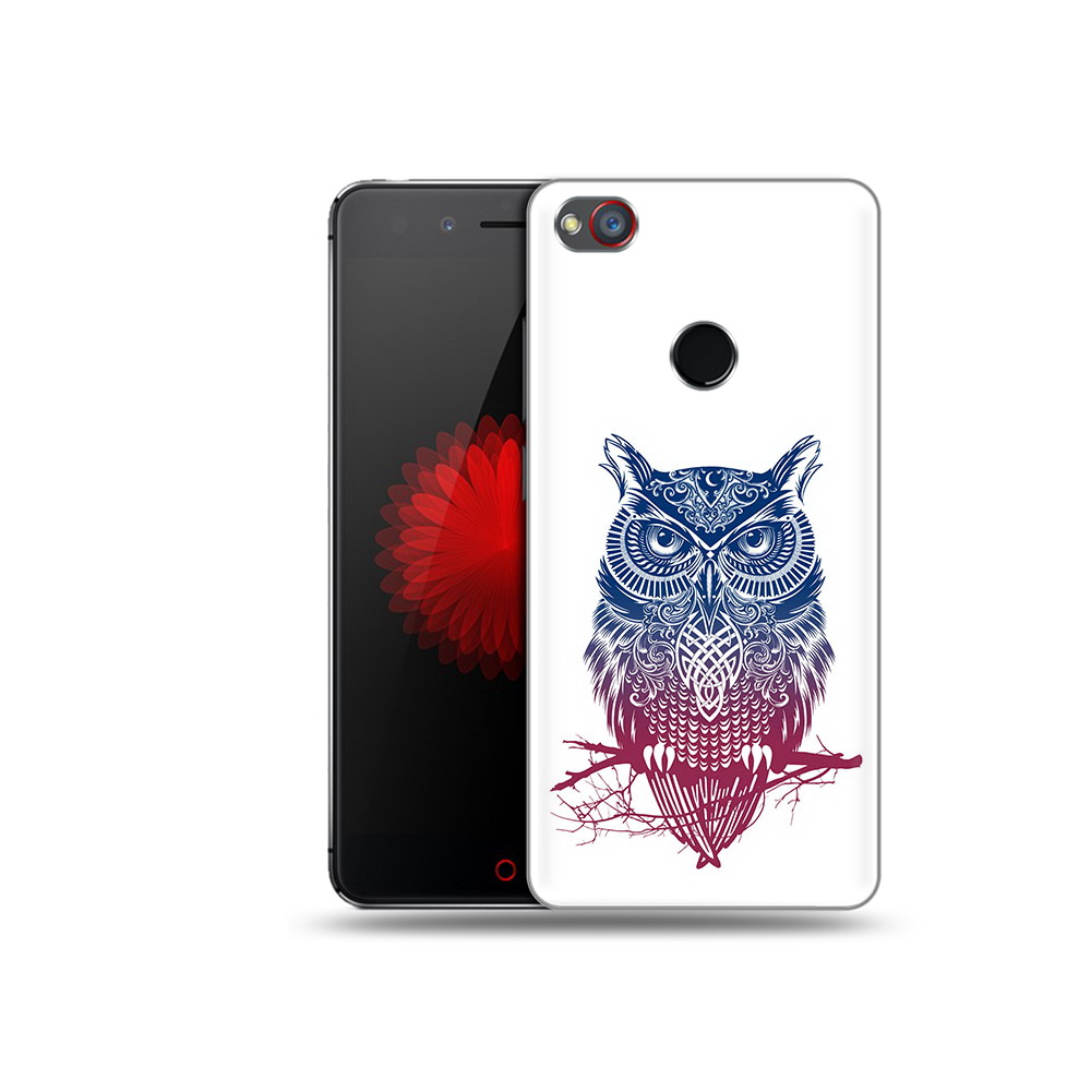 

Чехол MyPads Tocco для ZTE Nubia Z11 хиппи сова (PT48017.468.664), Прозрачный, Tocco
