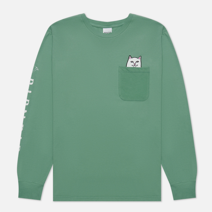 

Лонгслив мужской Ripndip RND9055 зеленый L, RND9055