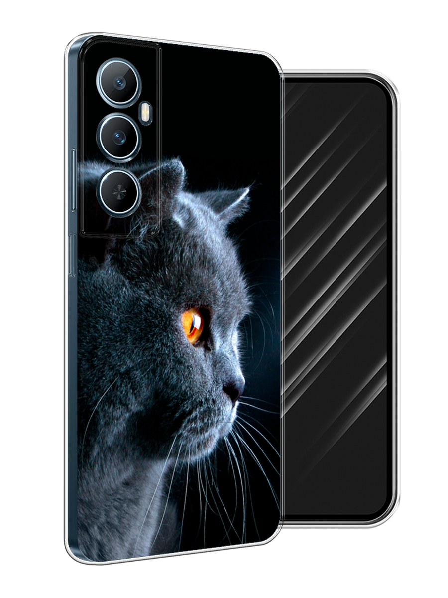 

Чехол Awog на Realme C65 "Благородный кот британец", Черный;серый;оранжевый, 2516750-1