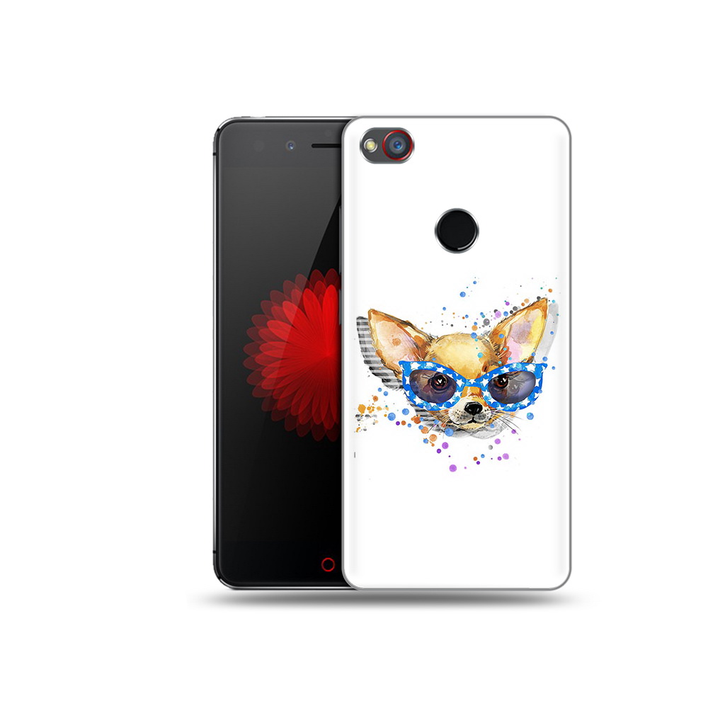 

Чехол MyPads Tocco для ZTE Nubia Z11 чихуа-хуа в очках (PT48017.468.691), Прозрачный, Tocco