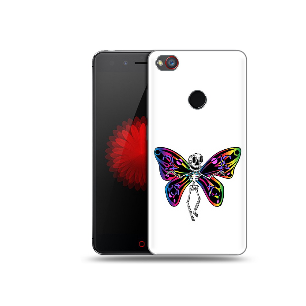 

Чехол MyPads Tocco для ZTE Nubia Z11 эффект бабочки (PT48017.468.701), Прозрачный, Tocco