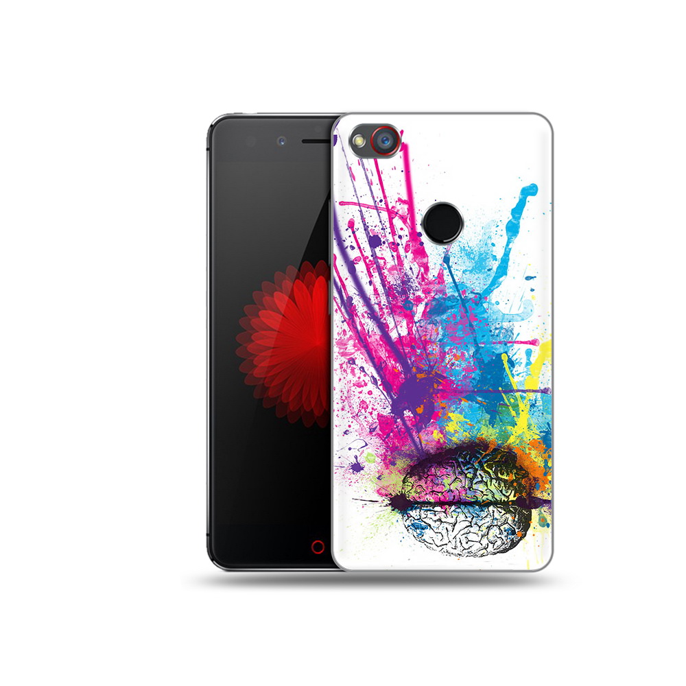 

Чехол MyPads Tocco для ZTE Nubia Z11 яркий красочный мозг (PT48017.468.710), Прозрачный, Tocco