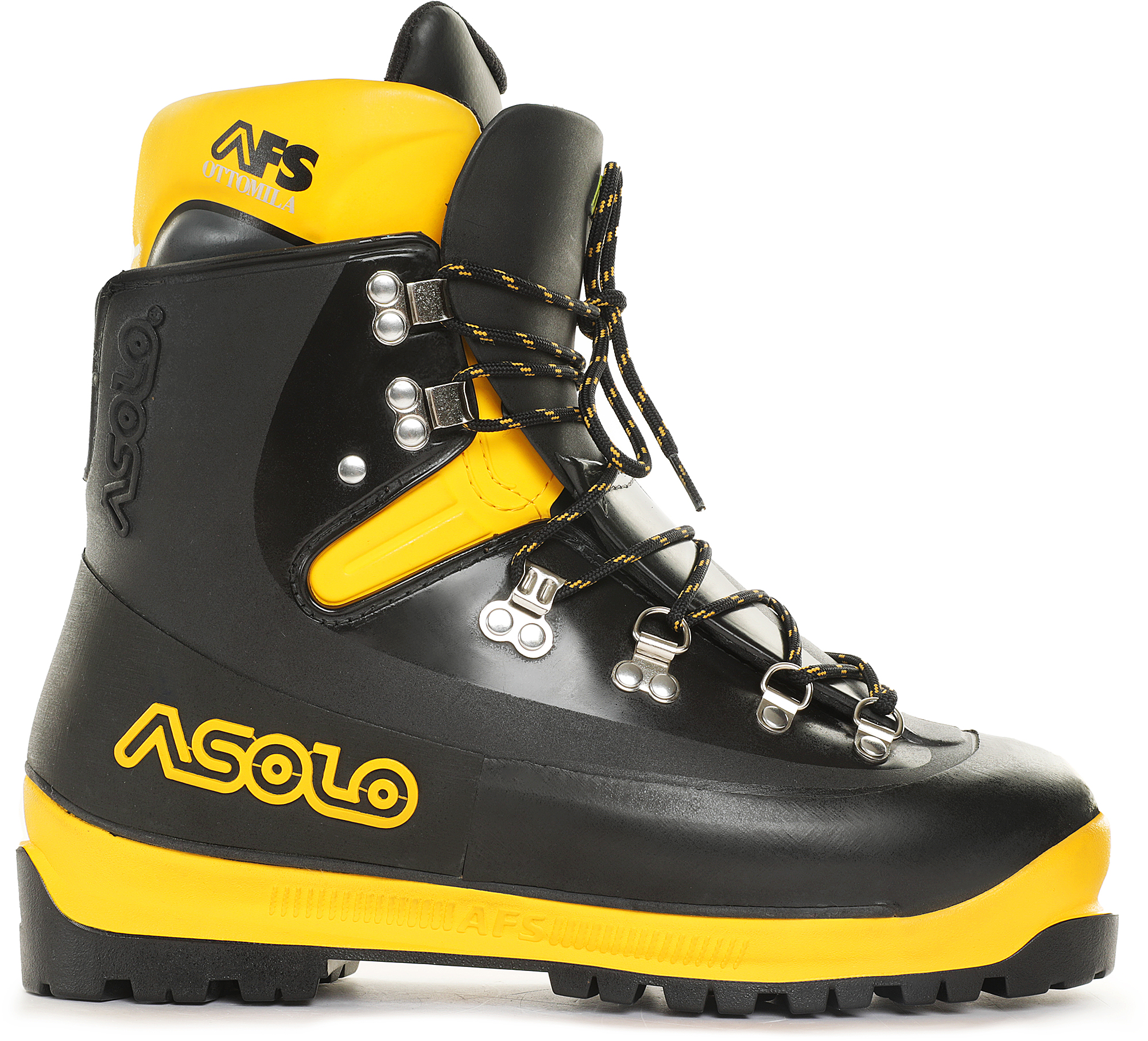 Ботинки Asolo Alpine AFS 8000, black/yellow, 9.5 UK
