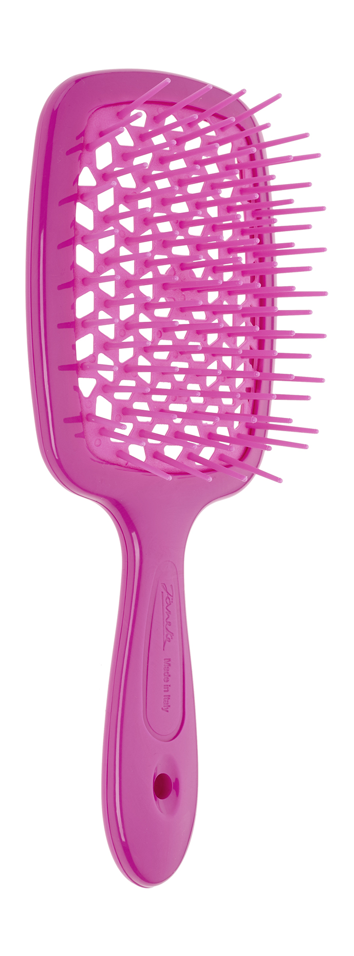 Щетка для волос Janeke Superbrush Pink накидка на переднее сиденье велюр размер 55 х 130 см серый широкое сиденье