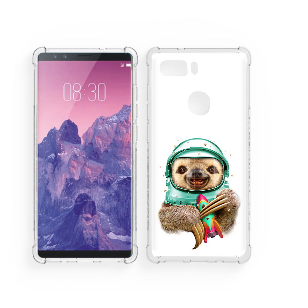 

Чехол MyPads Tocco для ZTE Nubia Z17S Ленивец астронавт (PT94929.470.104), Прозрачный, Tocco