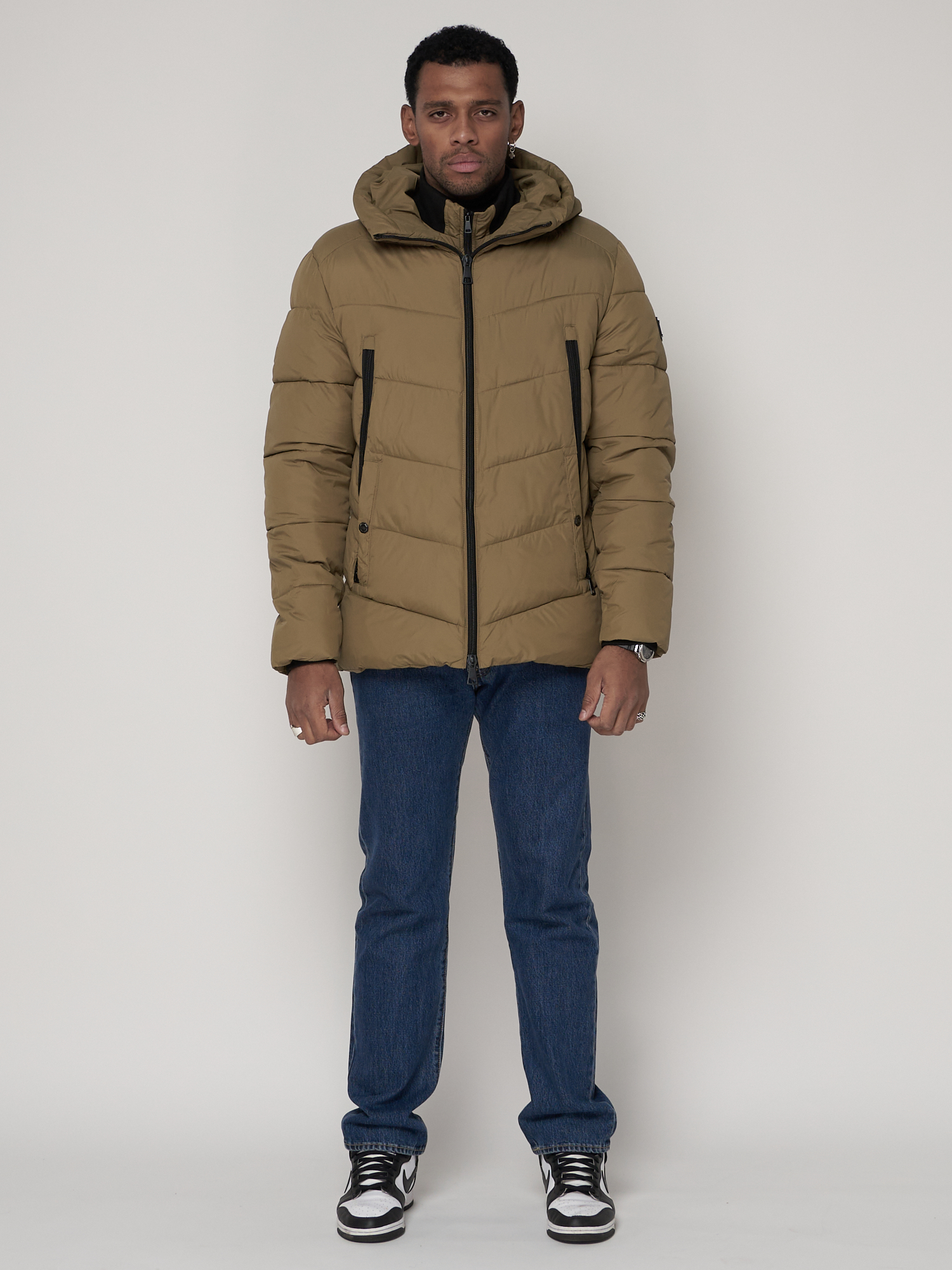 

Спортивная куртка мужская MG 93691 бежевая 48, 93691