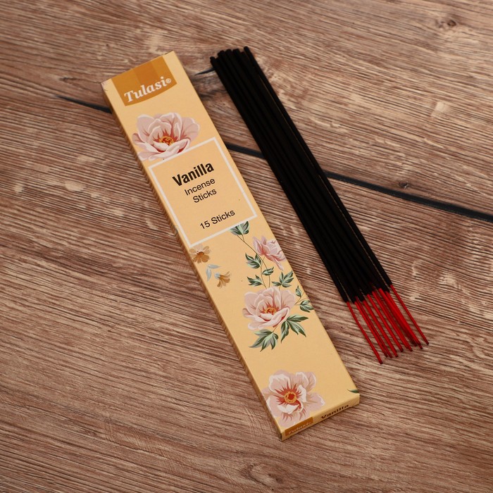 

Благовония "Tulasi" 15 аромапалочек Vanilla, Indian style
