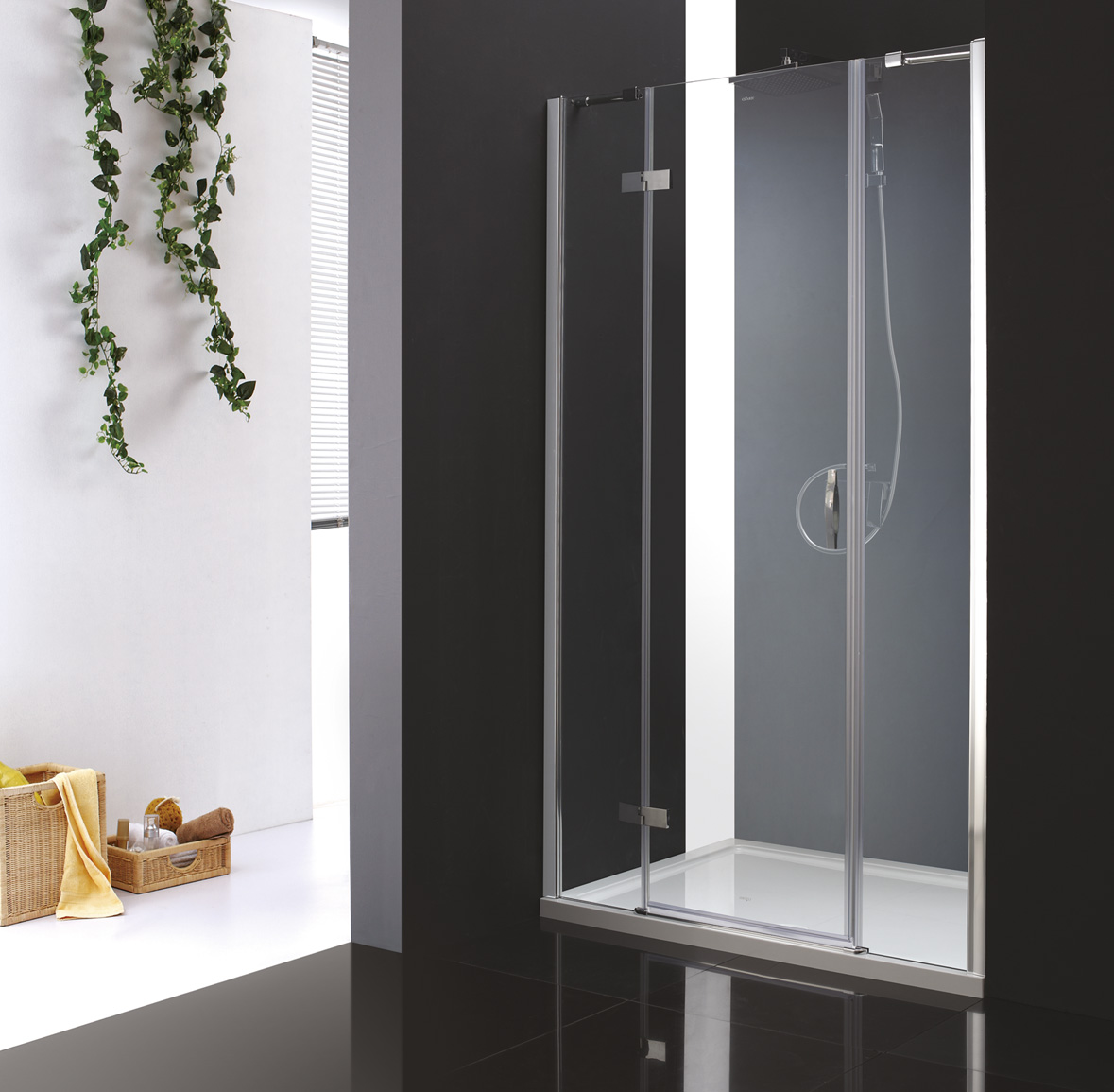 

Душевая дверь Cezares Bergamo W-B-13-30+60/30-C