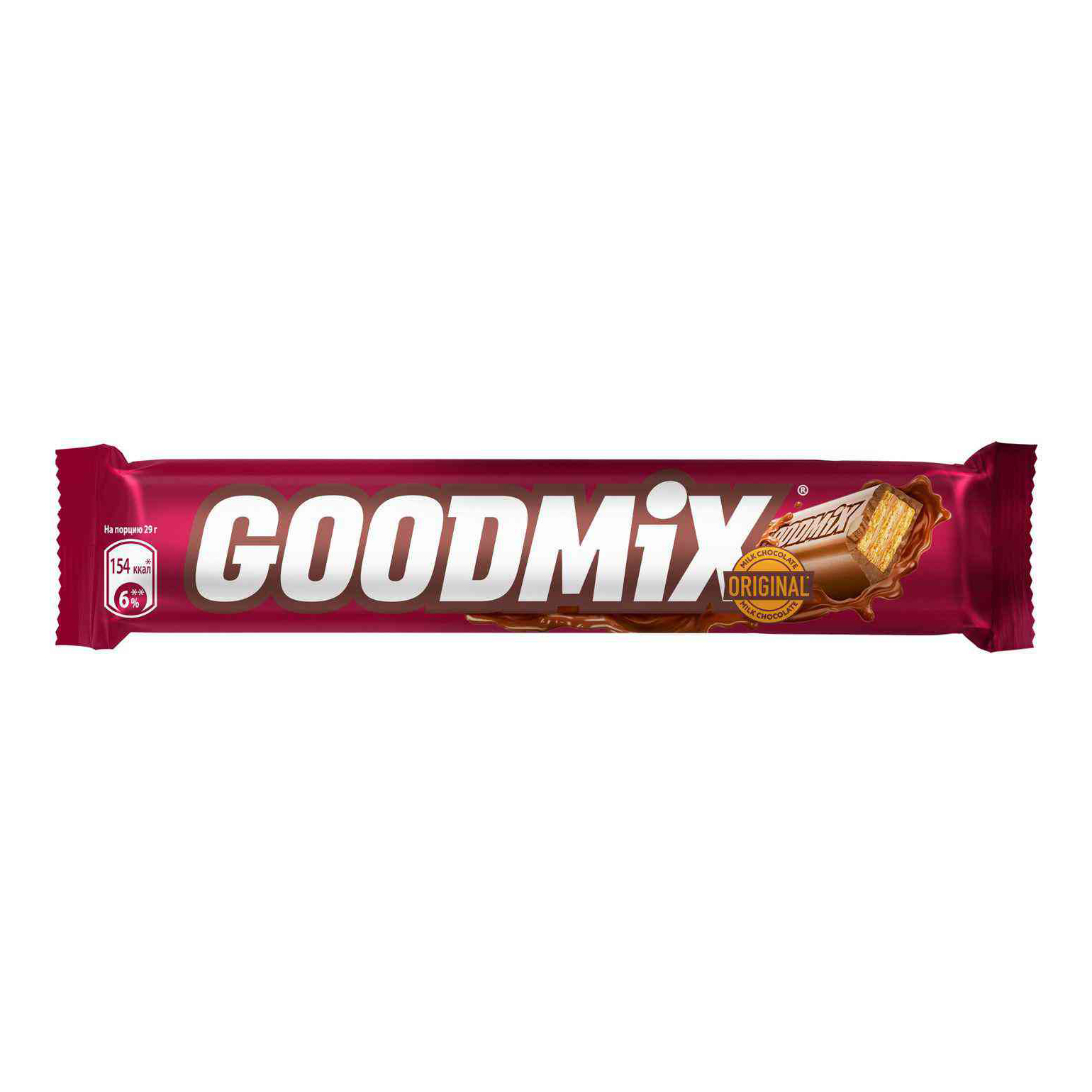 Батончик Goodmix Original с хрустящей вафлей 30 г