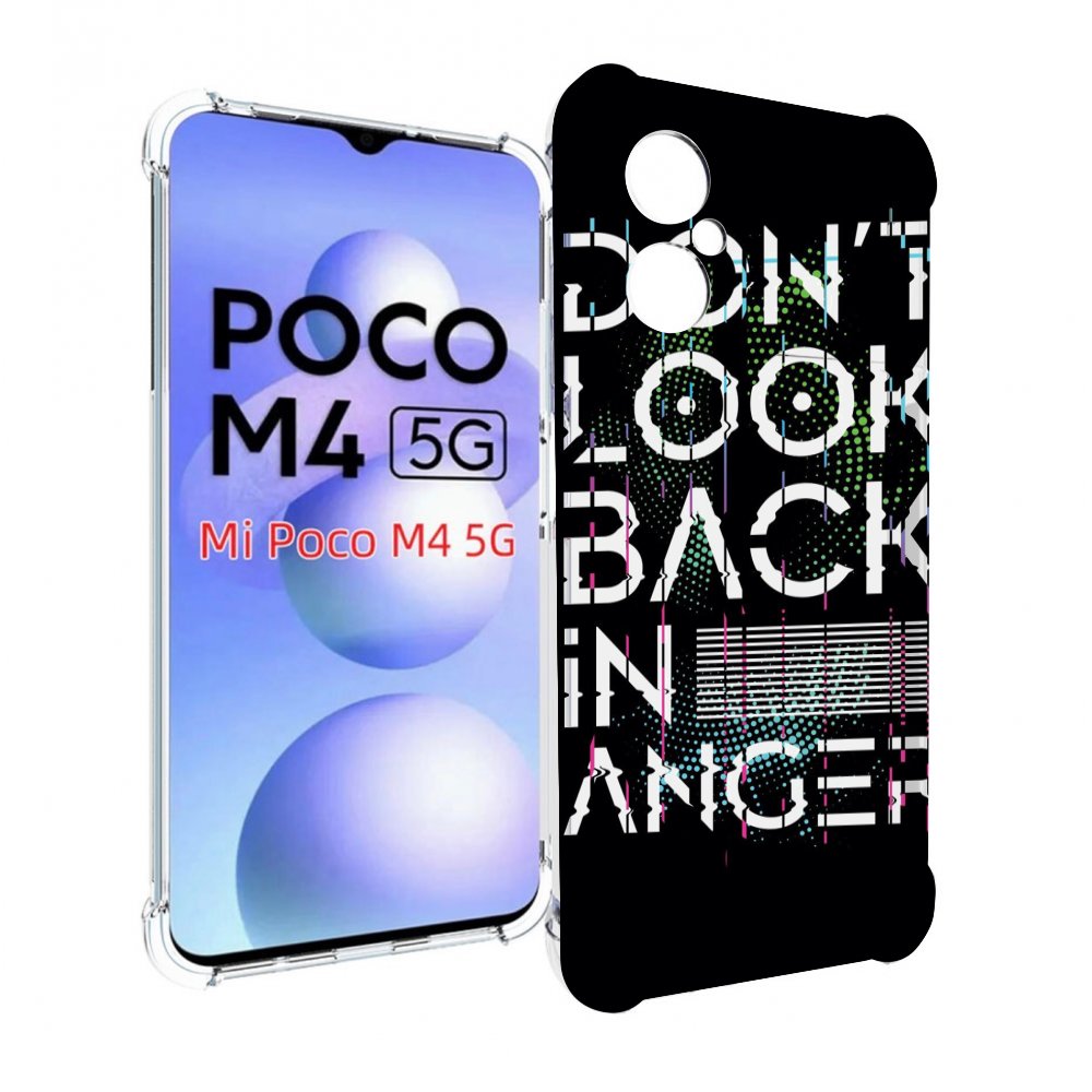 

Чехол MyPads графический-текст для Xiaomi Poco M4 5G, Прозрачный, Tocco