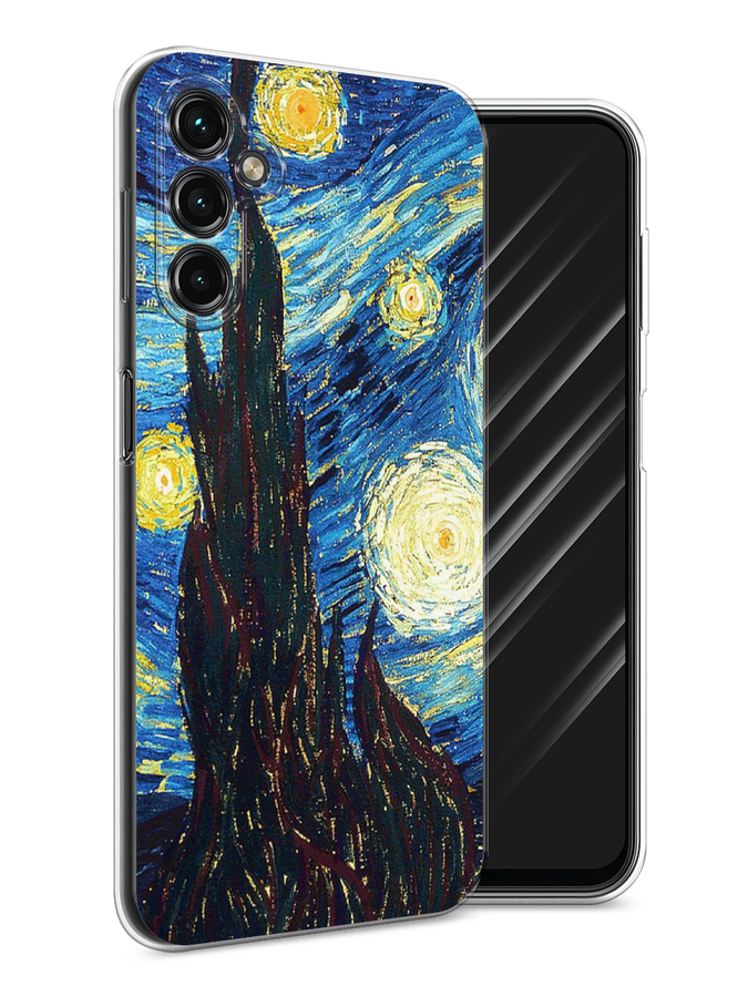 

Чехол Awog на Samsung Galaxy A14 4G "Ван Гог Звездная ночь", Желтый, 2107950-9