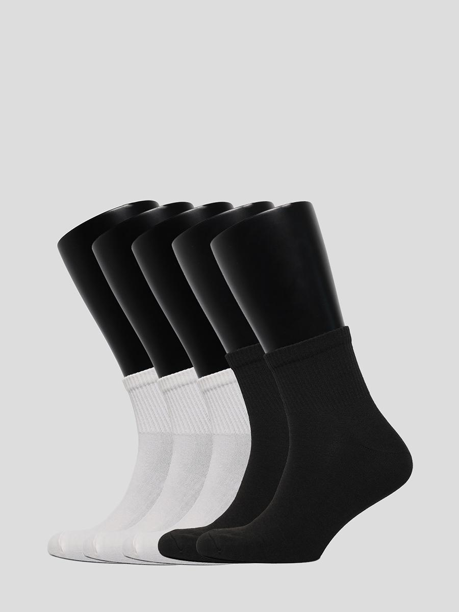 Комплект носков унисекс Vitacci NSK-nab0072 черных 42-44 RU