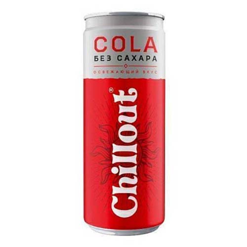 Газированный напиток Chillout Кола без сахара 0,33 л