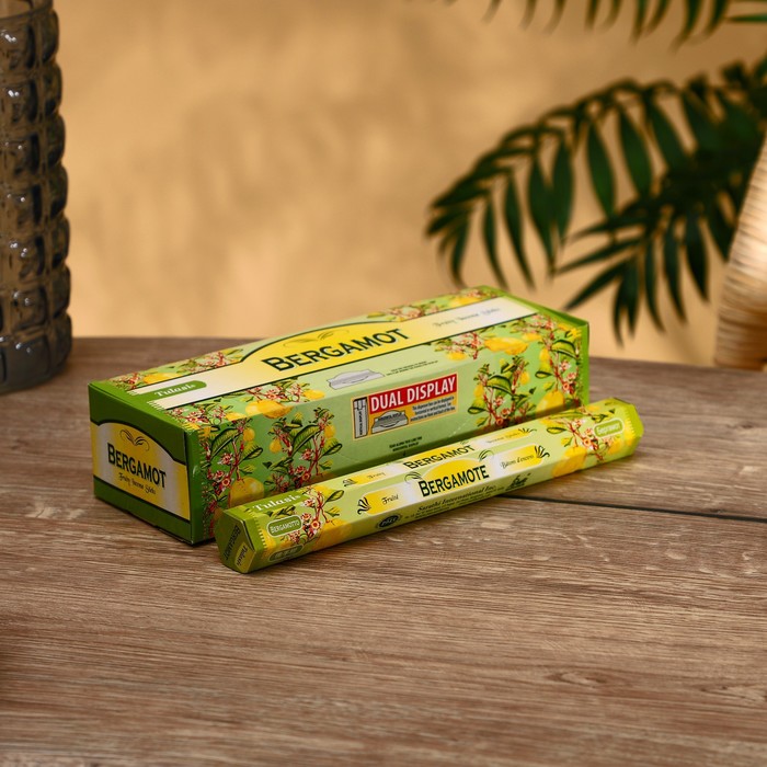 

Благовония "Tulasi" 20 аромапалочек Bergamot, Indian style