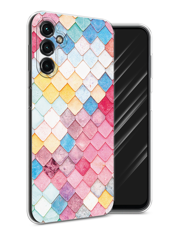 

Чехол Awog на Samsung Galaxy A14 4G "Нежные ромбики", Красный, 2107950-4