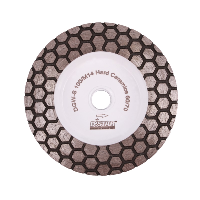 

Фреза алмазная DGM-S 100/M14 Hard Ceramic 60/70 сота, Hard Ceramic 60