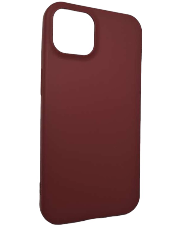 Чехол-накладка Mariso Microfiber Case WS для Apple iPhone 14 Plus бордовый (Бордовый)