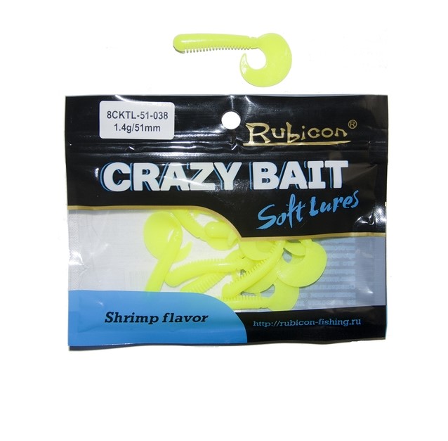 Силиконовая приманка Rubicon Crazy Bait 51 мм, 038, 10 шт.