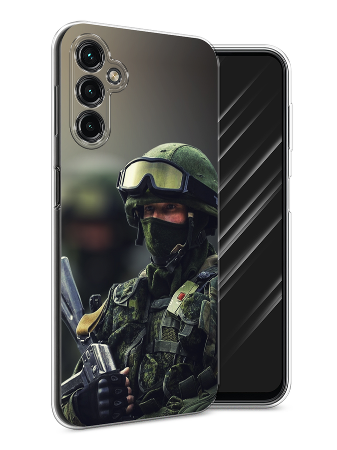 

Чехол Awog на Samsung Galaxy A14 4G "Солдат", Зеленый;серый, 2107950-5