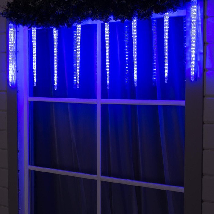 

Гирлянда "Сосульки рифленые" 2.5 х 0.5 м, IP65, прозрачная нить, 288 LED