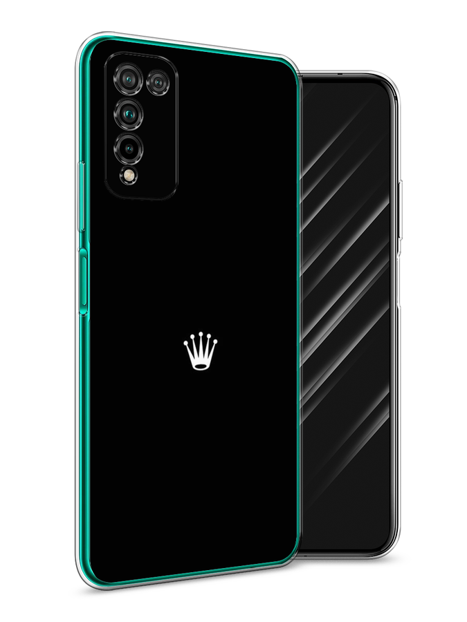 

Чехол Awog на Honor 10X Lite "Белая корона на черном фоне", Черный, 6104650-7